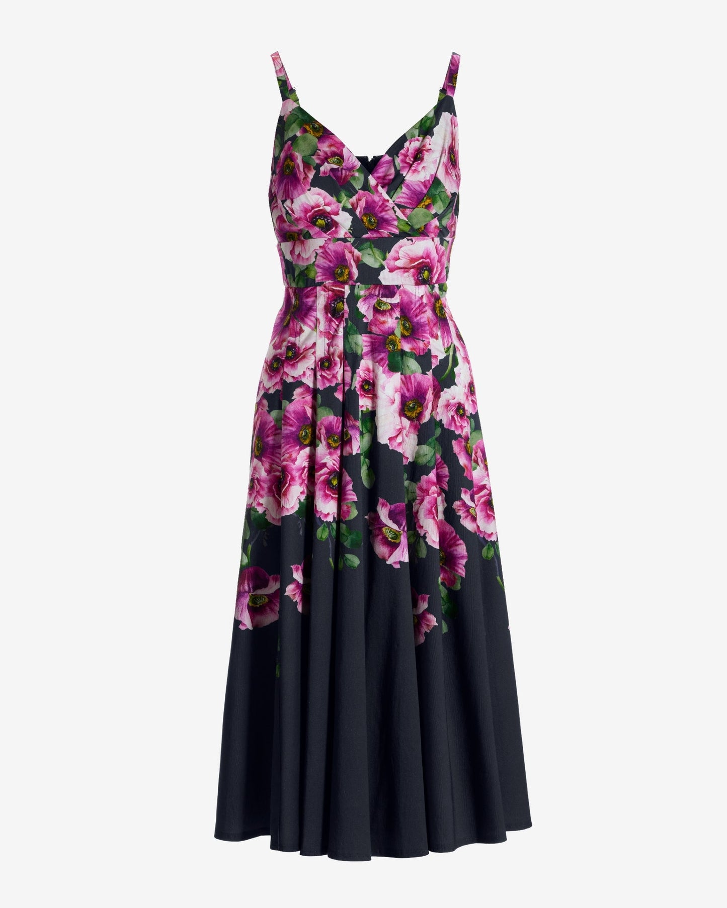 Proper Poppies Fit and Flare Midi Dress Proper Poppies Border